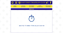 Desktop Screenshot of east-essex-tri-club.co.uk