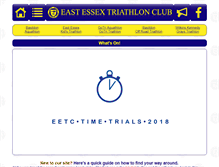Tablet Screenshot of east-essex-tri-club.co.uk